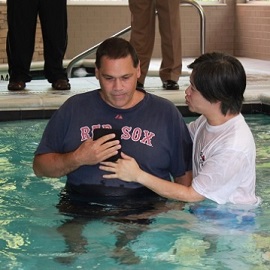 Baptism at The Pool